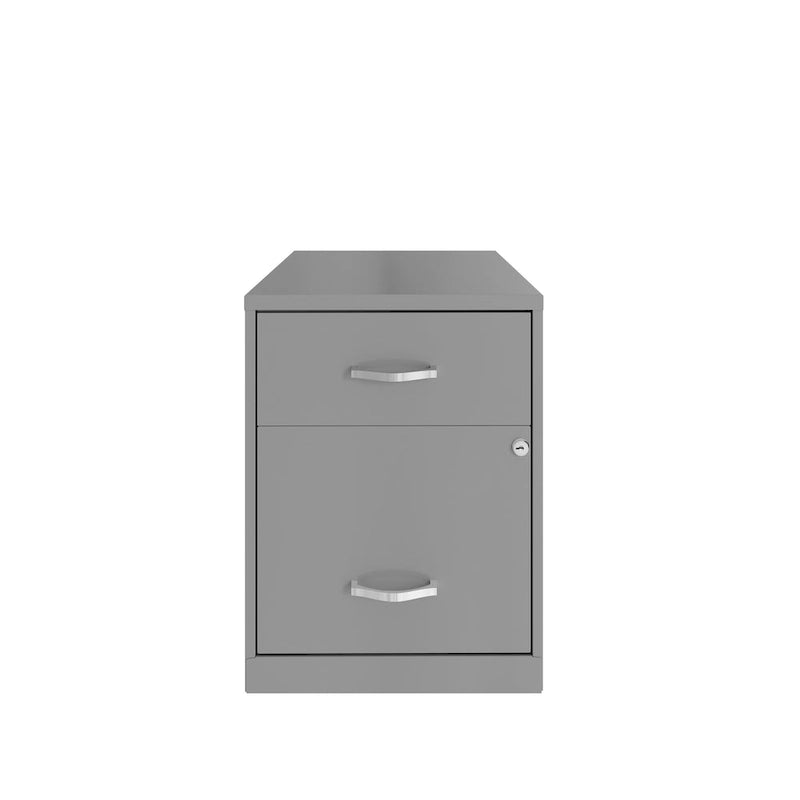 Space Solutions 18  Deep 2 Drawer Letter Width Vertical File Cabinet with Accessory Drawer