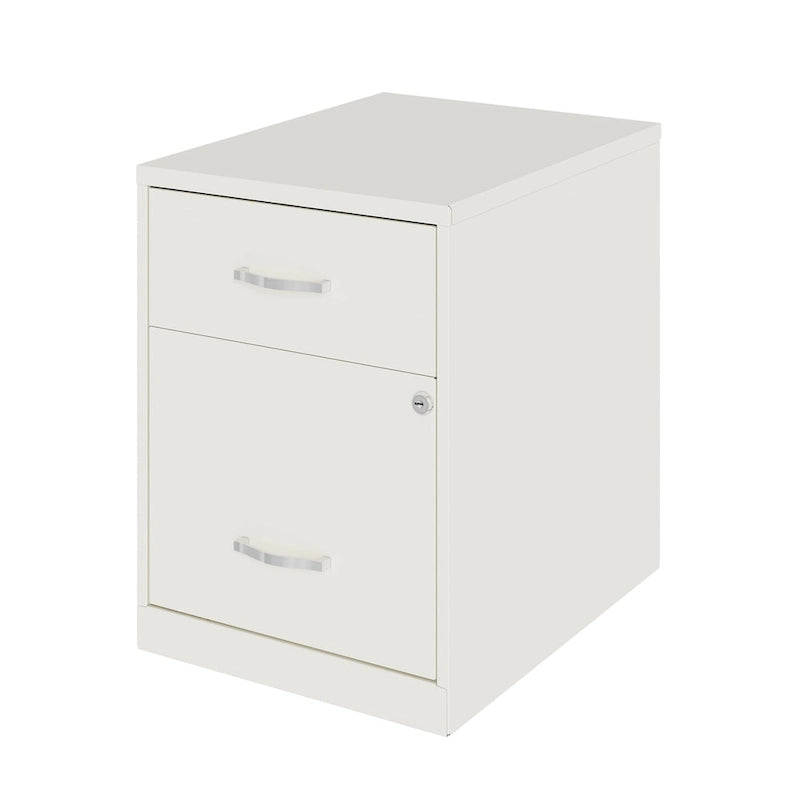 Space Solutions 18  Deep 2 Drawer Letter Width Vertical File Cabinet with Accessory Drawer