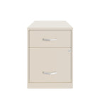 Space Solutions 18  Deep 2 Drawer Letter Width Vertical File Cabinet with Accessory Drawer