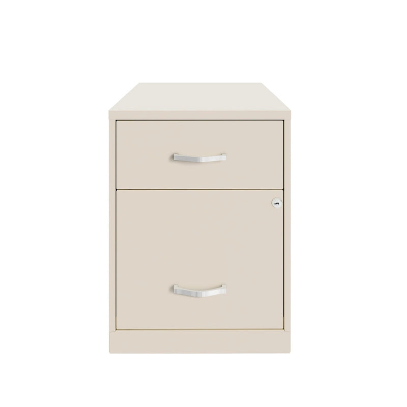 Space Solutions 18  Deep 2 Drawer Letter Width Vertical File Cabinet with Accessory Drawer