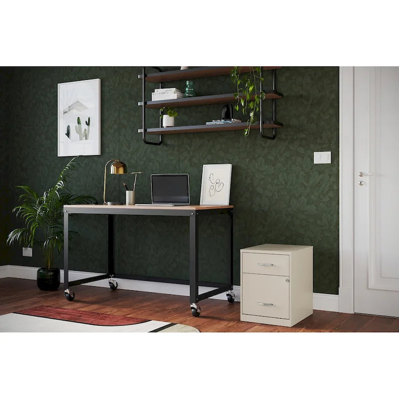 Space Solutions 18  Deep 2 Drawer Letter Width Vertical File Cabinet with Accessory Drawer