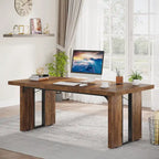 70.9 Executive Desk, Large Computer Office Desk Workstation