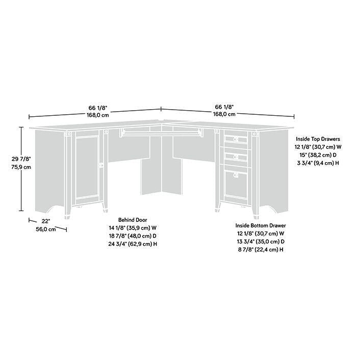 Carson Forge Corner Computer Desk Wc A2