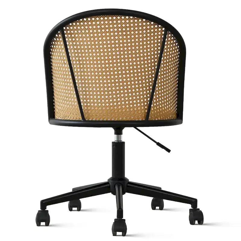 Boucle Rattan Task Chair