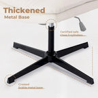 Large Size Armless Home Office Desk Chair No Wheels