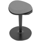 HOMCOM Standing Desk Chair, Ergonomic Backless Wobble Stool, Height Adjustable Tall Office Chair 22.2-28.1 Inches