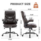 Flip-Up Armrest Adjustable Ergonomic Home Office chair