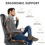 Flip-Up Armrest Adjustable Ergonomic Home Office chair