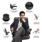 Flip-Up Armrest Adjustable Ergonomic Home Office chair