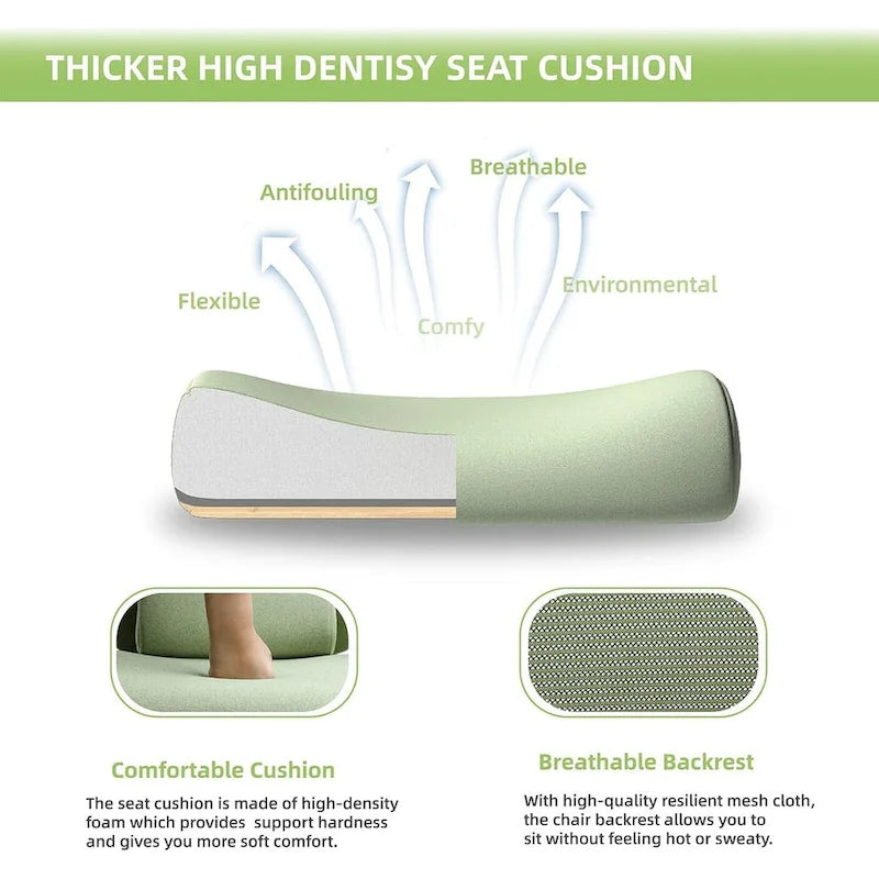 Home Office Desk Chair with Footrest, High-Back Mesh Reclining Chairs with Headrest for Home, Office, Gaming, Student