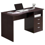 Modern Designs Classic 3-drawer Computer Desk