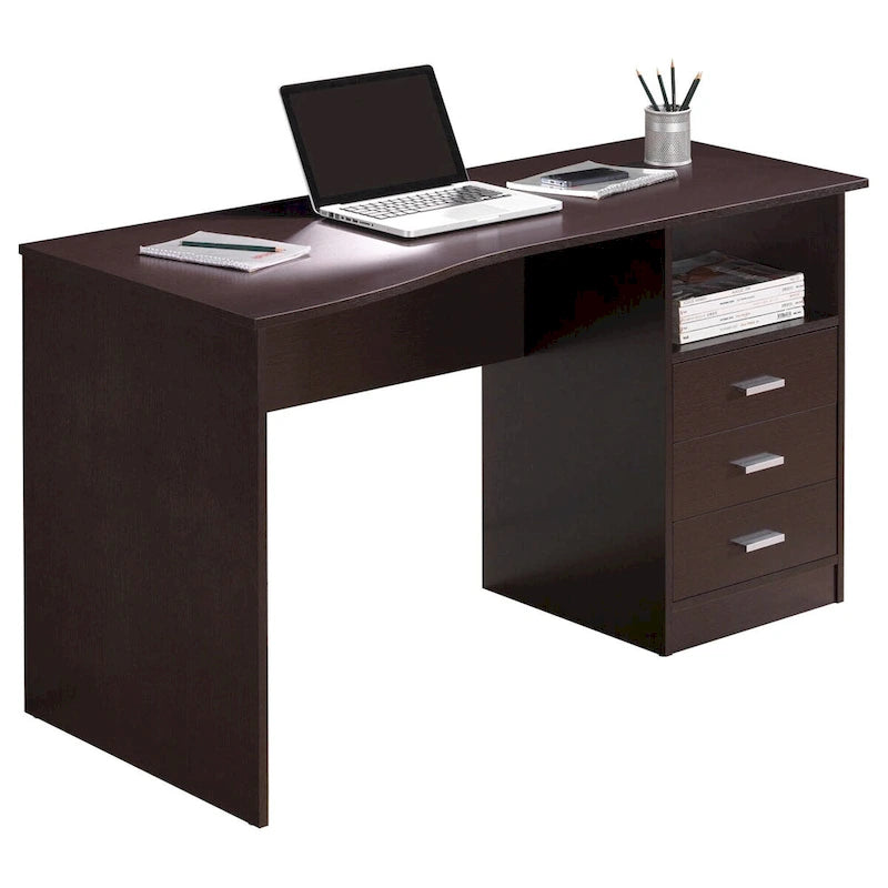 Modern Designs Classic 3-drawer Computer Desk