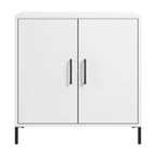 Essence Low Storage Cabinet with Doors by Bush Furniture