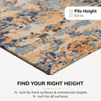 Jani 40  x 54  1/4  Rug'd Chair Mat