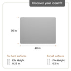 Jani 40  x 54  1/4  Rug'd Chair Mat