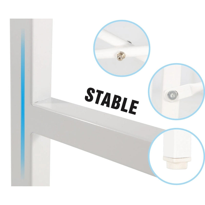 JJS 48' Writing Desk with Drawers, Contemporary Home Office Large Computer Laptop Workstation with Storage