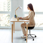 Wobble Stool Air balance ball chair on wheels alternative rolling