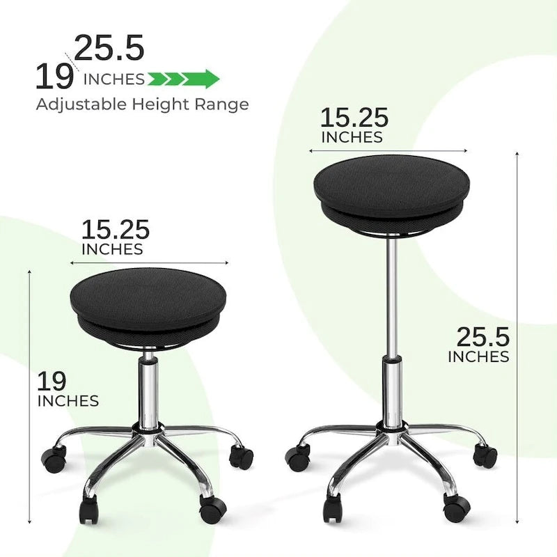 Wobble Stool Air balance ball chair on wheels alternative rolling