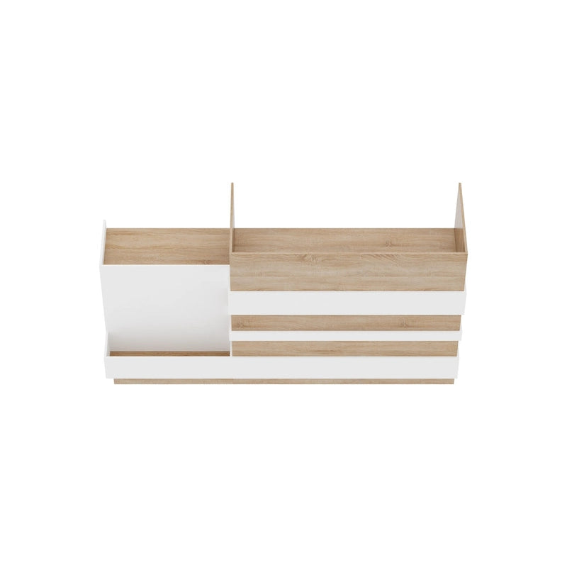 Contemporary Office Reception Desk with Keyboard Drawer Table