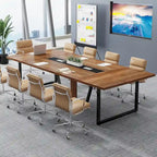8FT Conference Table 94.49 Inches Large Meeting Table Podcast Table
