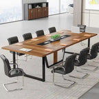 8FT Conference Table 94.49 Inches Large Meeting Table Podcast Table
