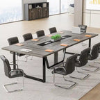 8FT Conference Table 94.49 Inches Large Meeting Table Podcast Table