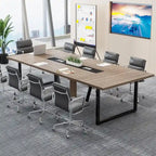8FT Conference Table 94.49 Inches Large Meeting Table Podcast Table