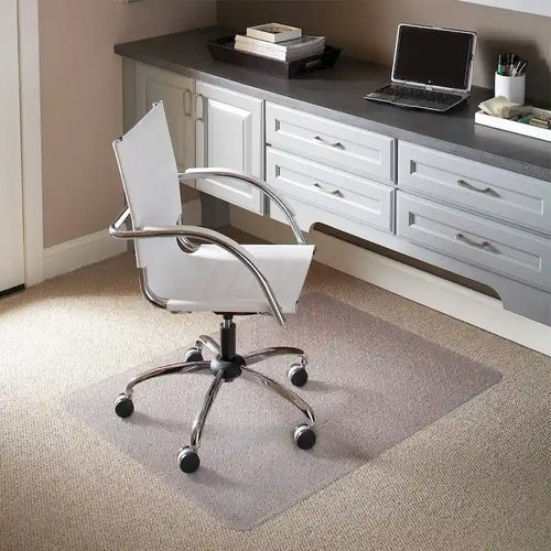 45  x 53  Carpet Chair Mat with Scuff and Slip Resistant Textured Top