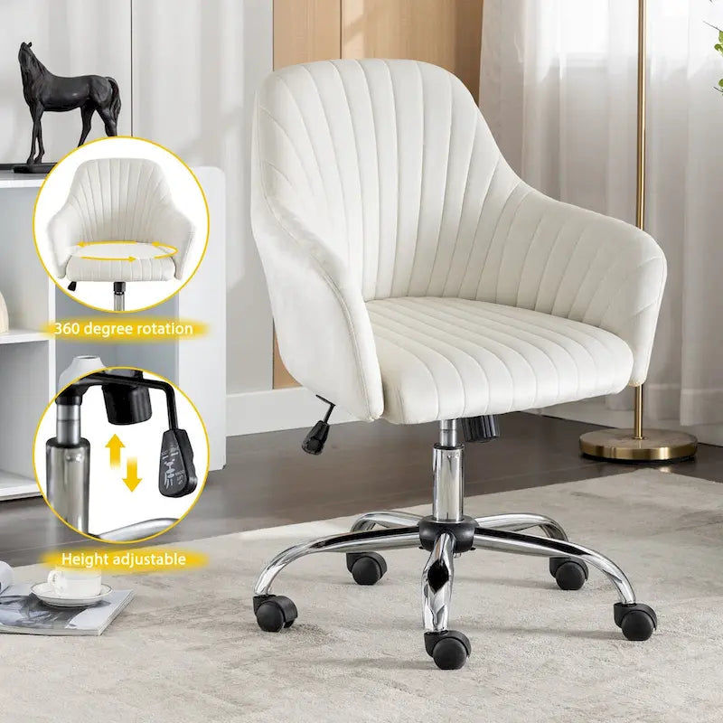 GEITIN Modern Leisure Office Chair with Adjustable Height