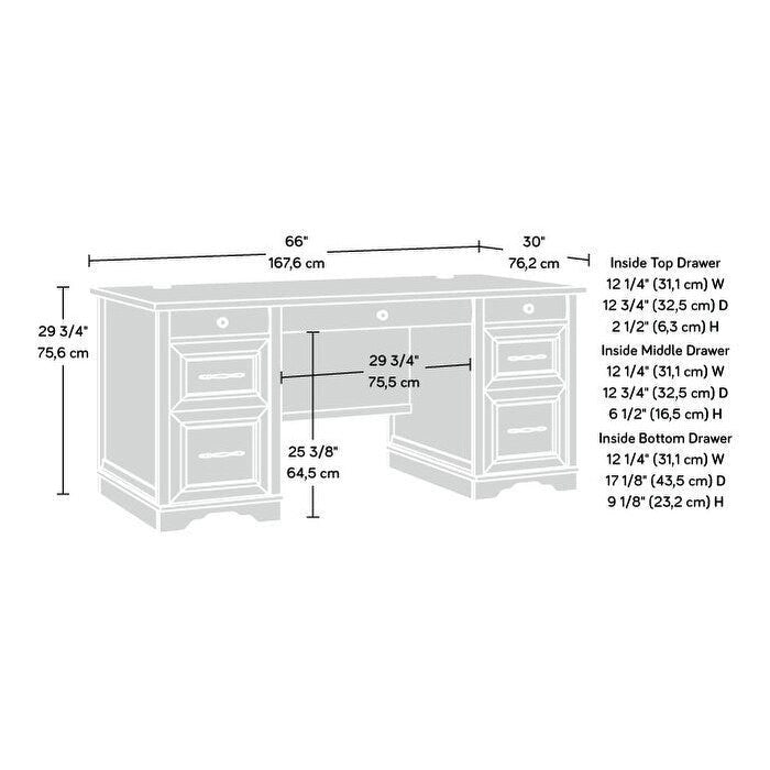 Rollingwood Country Doub Ped Desk A2