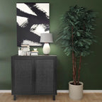 Hopper Studio Delancey Black 2-Door Cabinet