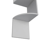 Corner Shelf, Modern Full-Wall Design with Multiple Shelving