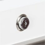 Saint Birch Miami Contemporary White Wood Grain 4-Drawer Vertical Lateral File