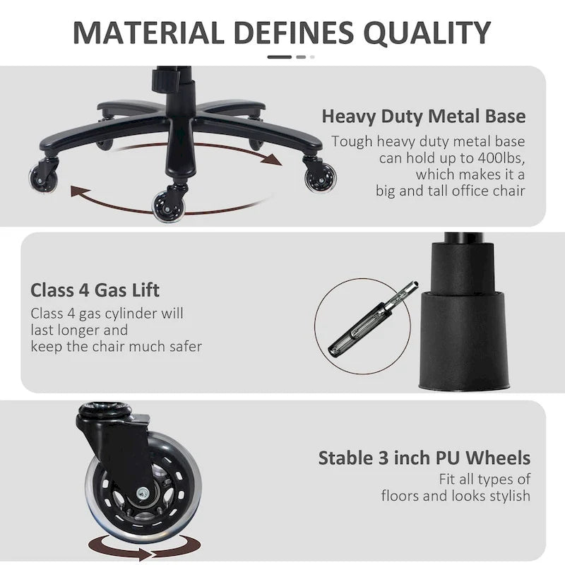 Vinsetto PU Leather Office Chair