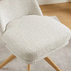 Art Leon Wood and Fabric Swivel Desk Chair