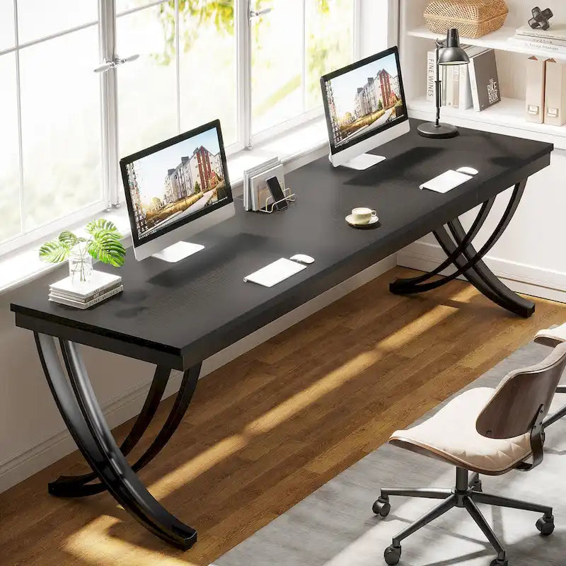 78  Computer Desk for Home Office, Rectangular Writting Table for Study Room