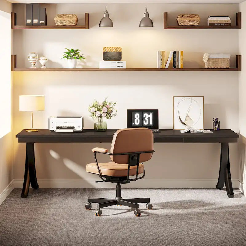 78  Computer Desk for Home Office, Rectangular Writting Table for Study Room