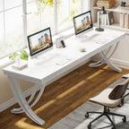 78  Computer Desk for Home Office, Rectangular Writting Table for Study Room