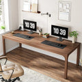 78.74-Inch Computer Desk with Metal Legs, Extra Long 2 Person Writing Desk for Home Office