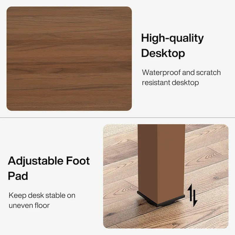 78.74-Inch Computer Desk with Metal Legs, Extra Long 2 Person Writing Desk for Home Office