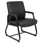 Boss Antimicrobial Vinyl Executive Guest Chair