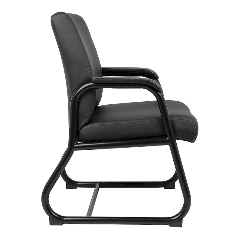 Boss Antimicrobial Vinyl Executive Guest Chair