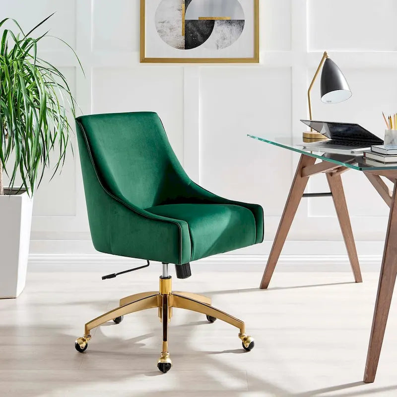 Discern Performance Velvet Office Chair