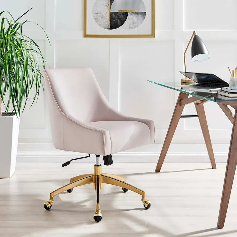 Discern Performance Velvet Office Chair