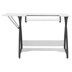 Sew Ready Comet Plus Black Metal Frame MDF Top Craft,Sewing, Office Table