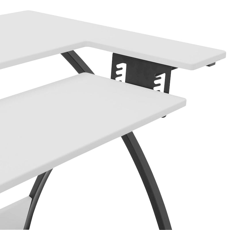 Sew Ready Comet Plus Black Metal Frame MDF Top Craft,Sewing, Office Table