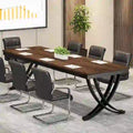 6.5FT Conference Table for 6-8 People , 78 inch Long Rectangular Seminar Table