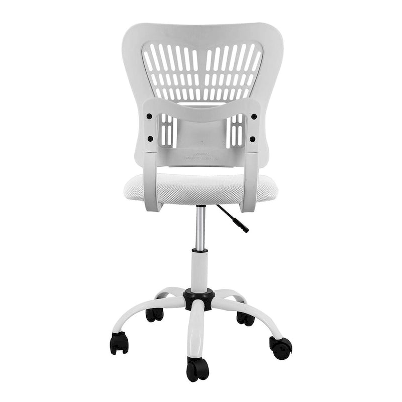 Armless Ergonomic Desk Chair Adjustable Height Seat Mesh Task Chair Office Chair