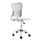 Armless Ergonomic Desk Chair Adjustable Height Seat Mesh Task Chair Office Chair