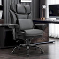 Rocking Desk Chair Ergonomic Executive Office Chair with Adjustable Padded Armrest and Massage Lumbar Support